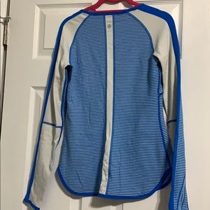 Long Sleeved Lululemon Striped Shirt